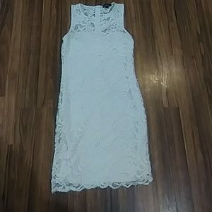 White lace dress